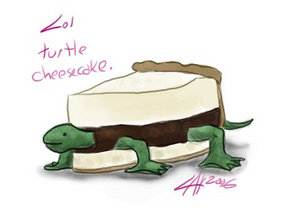 turtle cheesecake